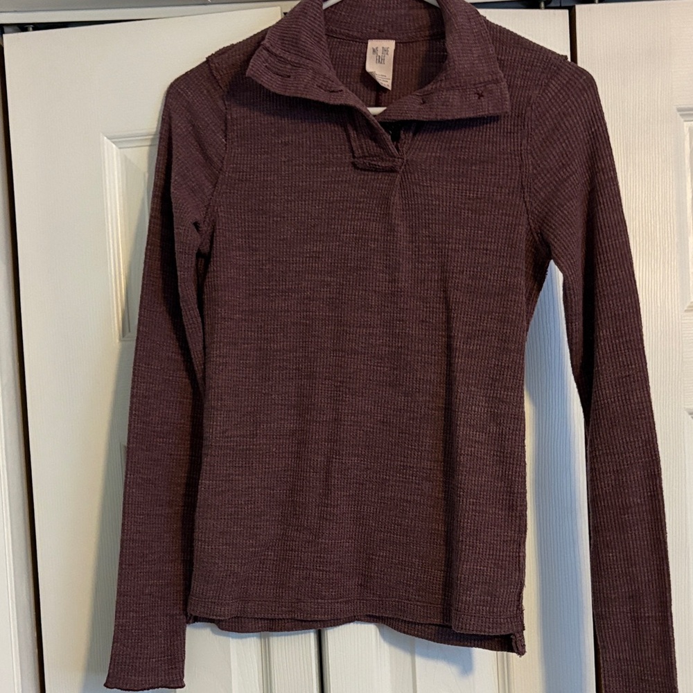 We The Free purple Long Sleeve Top